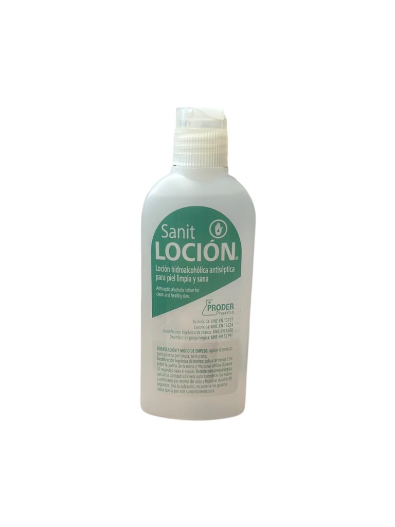 SANIT LOCIÓN 100 ml | Loción Hidroalcohólica Antiséptica para la Desinfección de Manos