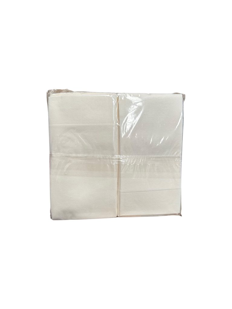 Servilletas Blancas Canguro 40x40 cm | Tissue 2 Capas | Porta Cubiertos | Paquete de 40 Unidades