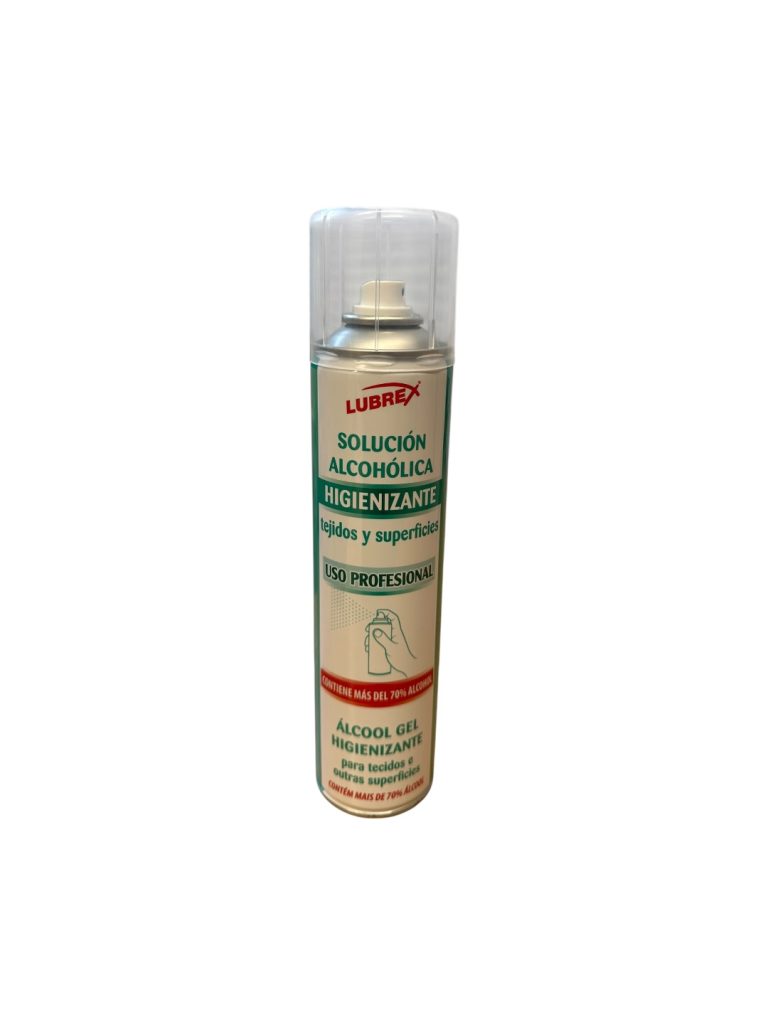 Spray Higienizante Hidroalcohólico en Aerosol para Tejidos y Superficies | Secado Rápido