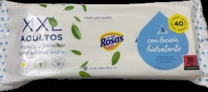 Toallitas Húmedas Corporales para Adultos Las Dos Rosas XXL | 40 Unidades